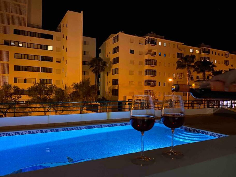 Luxury Modern Beach Apartment Quarteira Kültér fotó